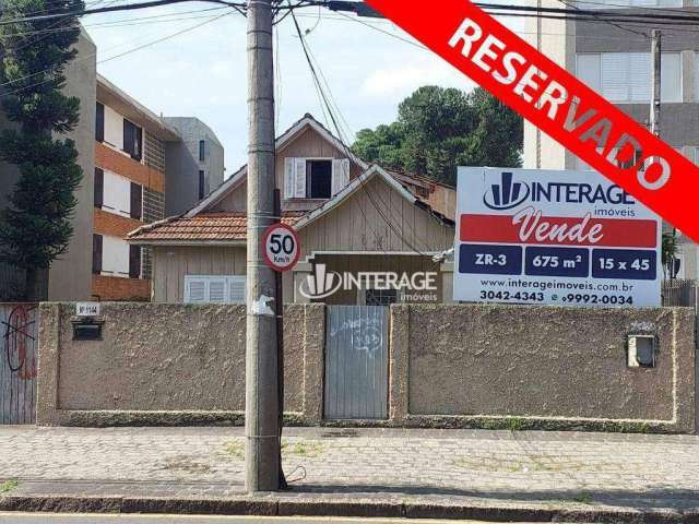 Terreno à venda, 675 m² por R$ 1.400.000,00 - Alto da XV - Curitiba/PR