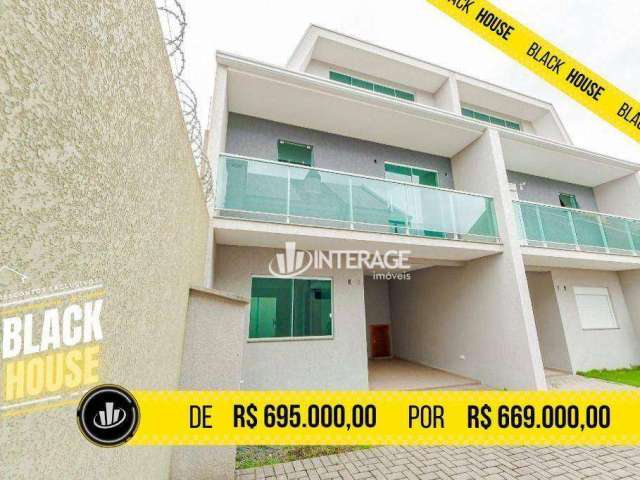 Sobrado com 3 dormitórios à venda, 148 m² por R$ 669.000,00 - Santa Felicidade - Curitiba/PR