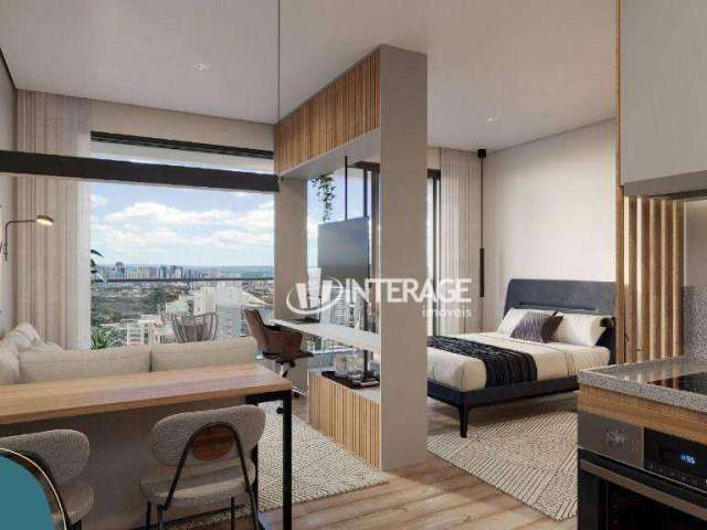 Studio com 1 dormitório à venda, 36 m² por R$ 385.000,00 - Cristo Rei - Curitiba/PR