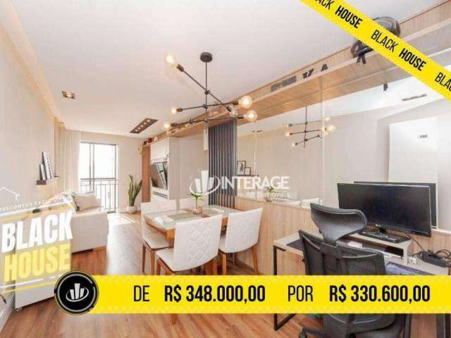 Apartamento com 2 dormitórios à venda, 49 m² por R$ 330.000,00 - Santa Felicidade - Curitiba/PR