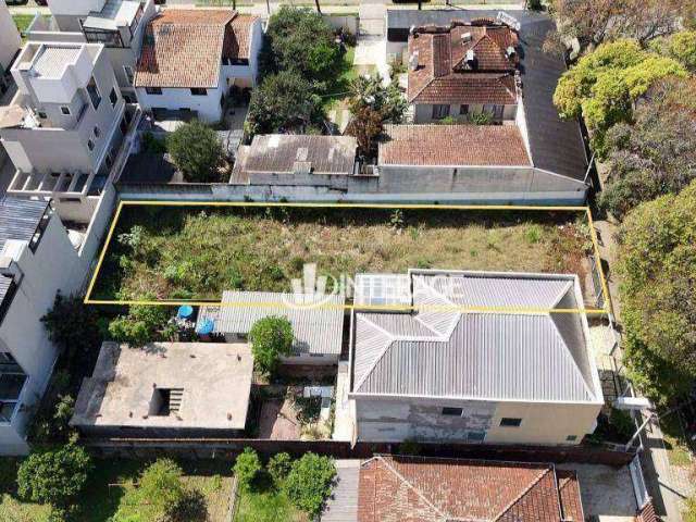 Terreno ZR4 à venda, 429 m² por R$ 1.200.000 - Água Verde - Curitiba/PR