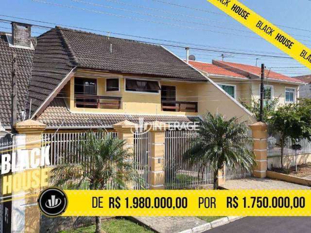 Casa com 4 Quartos, 353 m² - venda por R$ 1.750.000 ou aluguel por R$ 6.388/mês - São Braz - Curitiba/PR