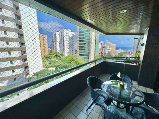 Apartamento a venda, 3 quartos, nascente total, na pituba – salvador/ba