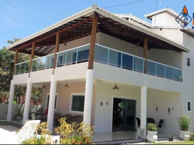 Casa em Barra do Jacuípe, 5 Quartos, Piscina, Churrasqueira, Varanda, para Venda, no Condomínio Aldeias do Jacuípe, em Camaçari.