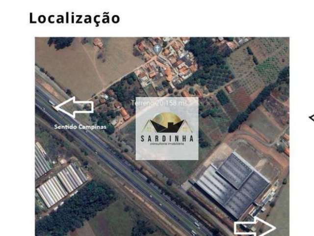 Terreno à venda, 20158 m² por R$ 5.500.000,00 - Ponte Alta - Atibaia/SP