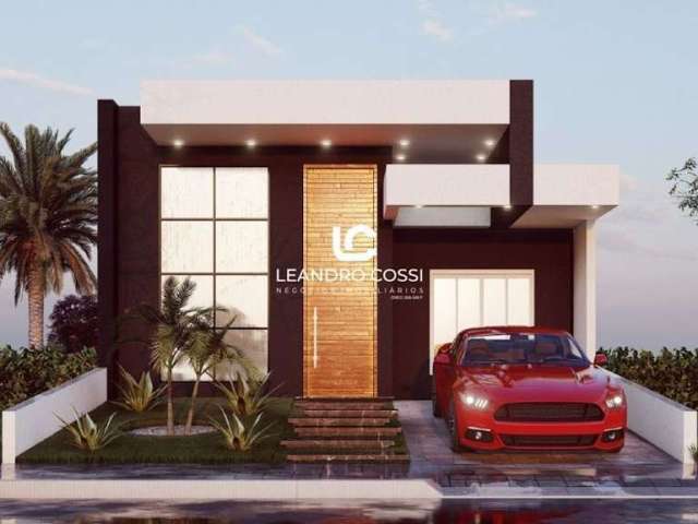 Casa com 3 dormitórios à venda, 113 m² por R$ 750.000,00 - Condomínio Terras de São Francisco - Sorocaba/SP