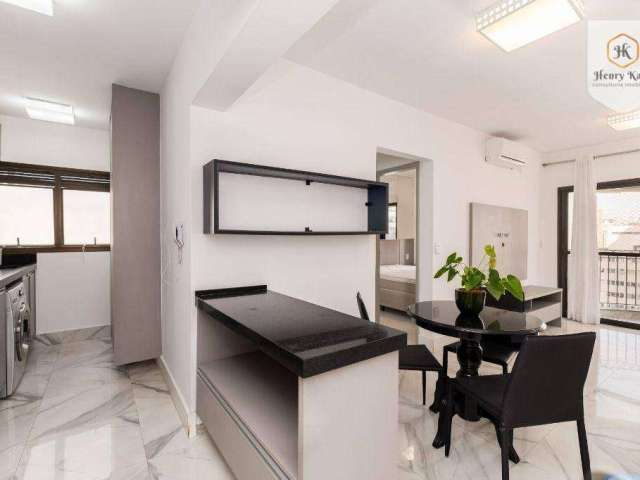 Apartamento com 1 dormitório e 1 vaga para alugar, 42 m² por R$ 7.152/mês - Itaim Bibi - São Paulo/SP