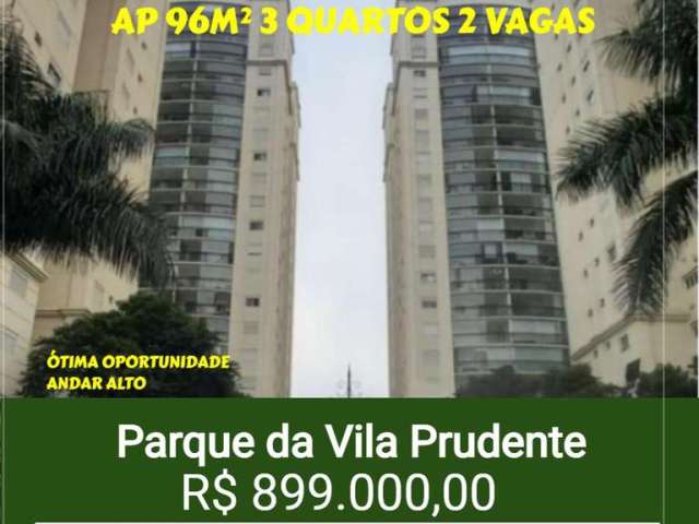 Apartamento 3 dormitórios para Venda em São Paulo, Parque da Vila Prudente, 3 dormitórios, 1 suíte, 3 banheiros, 2 vagas