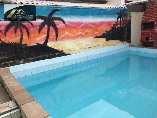 Locação - Casa com piscina - 2 dormitórios, 150 m² por R$ 3.500/mês - Ocian - Praia Grande/SP