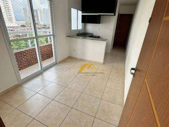 Apartamento com 1 dormitório à venda, 37 m² por R$ 235.000,00 - Vila Guilhermina - Praia Grande/SP