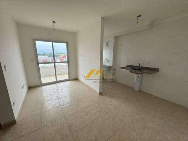 Apartamento com 2 dormitórios à venda, 54 m² por R$ 373.300,00 - Vila Guilhermina - Praia Grande/SP