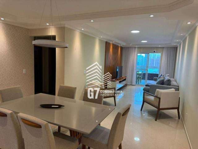 Apartamento com 3 dormitórios à venda, 131 m² por R$ 870.000,00 - Vila Guilhermina - Praia Grande/SP