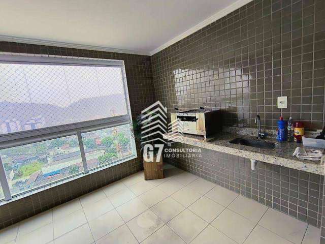 Apartamento com 2 dormitórios à venda, 77 m² por R$ 550.000,00 - Canto do Forte - Praia Grande/SP