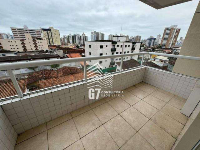 Apartamento com 2 dormitórios à venda, 54 m² por R$ 365.000,00 - Vila Guilhermina - Praia Grande/SP