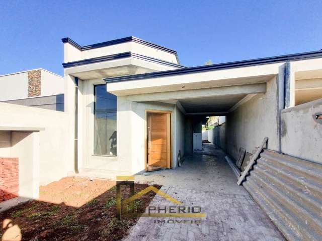 Casa à venda em Araucária-PR, bairro Costeira: 3 quartos, 1 suíte, 1 sala, 2 banheiros, 2 vagas de garagem, 84m². Venha conhecer!