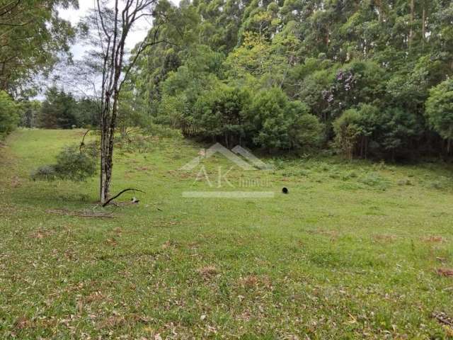 Área de terra com açude e linda vista à venda em Morro Reuter