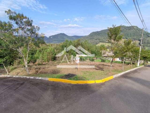 Lindo terreno de esquina com vista a venda em Picada Café na Serra Gaúcha