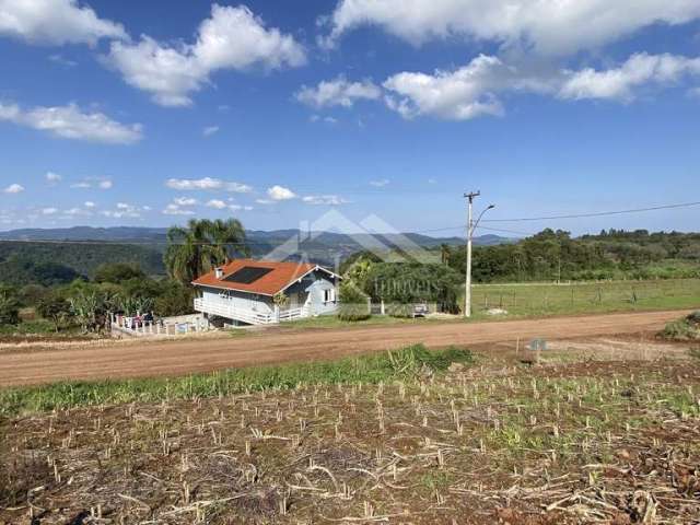 Terreno de esquina com belíssima vista na cidade de Linha Nova na Serra Gaúcha