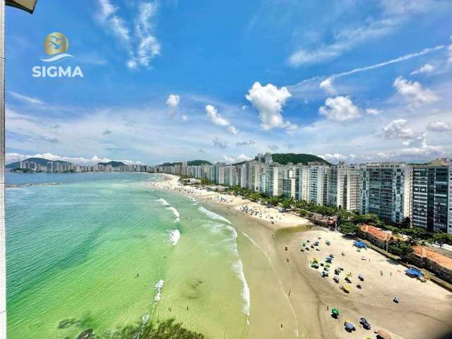 Apartamento com 3 Suítes à venda, Frente Total para o mar, Praia das Pitangueiras, Guarujá/SP