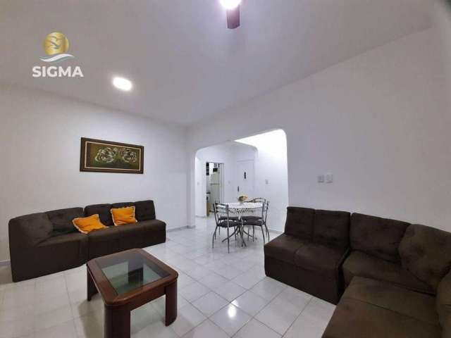 Apartamento com 2 dormitórios à venda, 70 m² por R$ 365.000,00 - Pitangueiras - Guarujá/SP