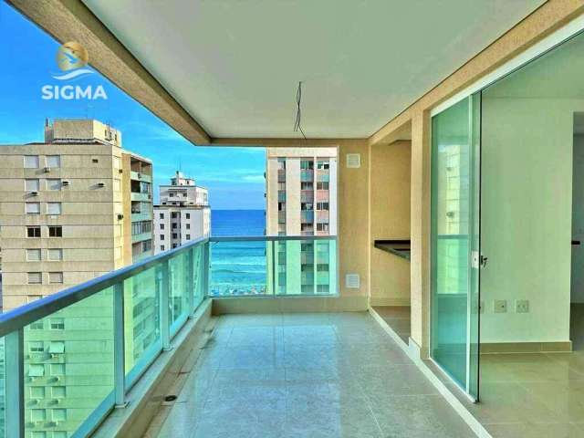 Apartamento com 3 dormitórios sendo 1 suíte  à venda - Lazer - Vista para o mar - Praia Pitangueiras - Guarujá/SP.