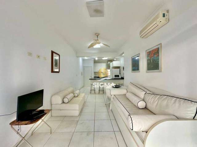 Apartamento com 2 dormitórios à venda, 60 m² por R$ 300.000,00 - Pitangueiras - Guarujá/SP