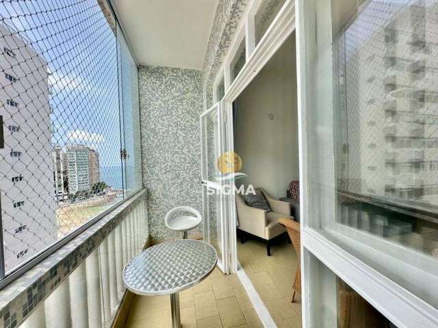 Apartamento com 2 dormitórios à venda, 104 m² por R$ 460.000,00 - Pitangueiras - Guarujá/SP