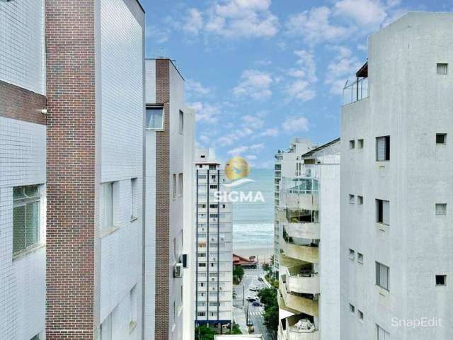 VISTA MAR - Cobertura com 3 quartos sendo 1 suíte  à venda na Praia das Pitangueiras - Guarujá/SP.