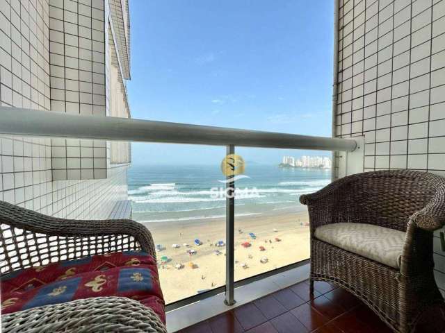 Apartamento com 2 dormitórios à venda, 100 m² por R$ 690.000,00 - Pitangueiras - Guarujá/SP