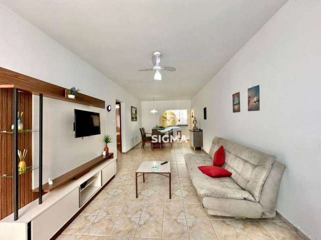 Apartamento com 2 dormitórios para alugar, 95 m² por R$ 3.500,00/mês - Pitangueiras - Guarujá/SP