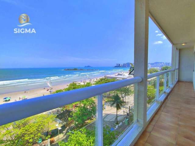 Apartamento com 4 dormitórios à venda na Praia das Pitangueiras, Guarujá/SP.