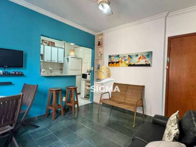 Apartamento com 1 quarto à venda na Praia do Tombo - Guarujá/SP.