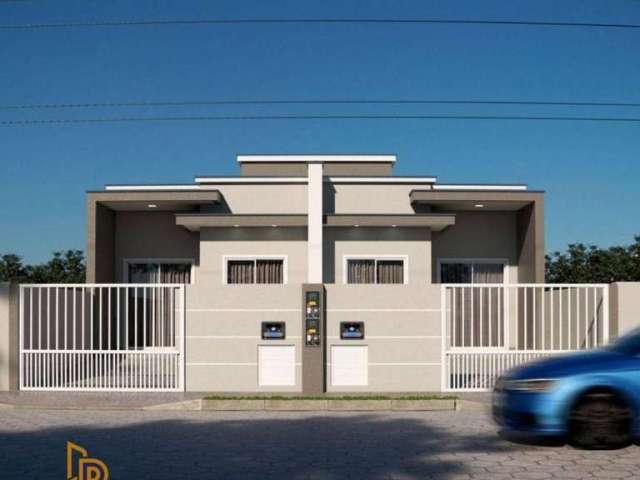 Casa com 2 dormitórios à venda, 54 m² por R$ 340.000,00 - Machados - Navegantes/SC