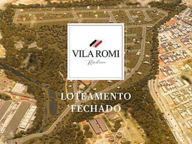 Terreno à venda no Vila Romi Residence em Santa Bárbara d'Oeste com 300 m².