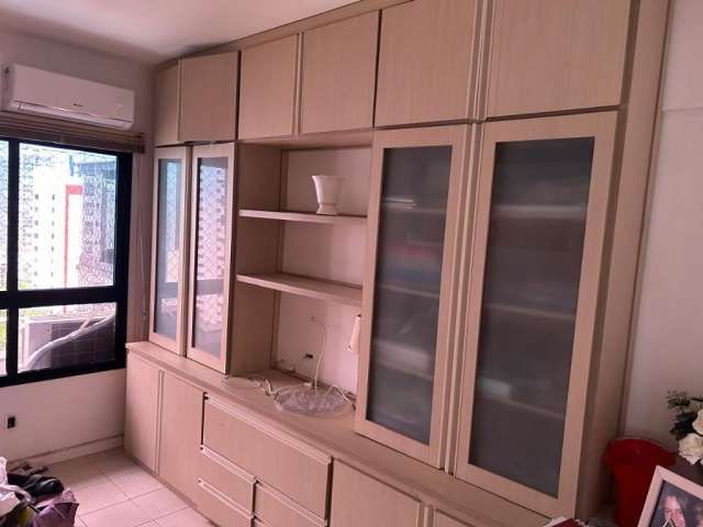 Pituba alameda catânia, alugo apartamento 3/4 luxo semi-mobiliado