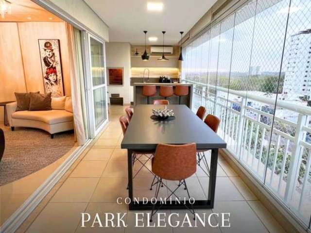 Desfrute a linda vista desse apartamento à venda no Park Elegance, Cuiabá