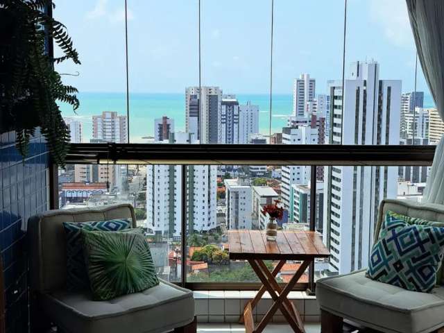 Apartamento em candeias com vista para o mar