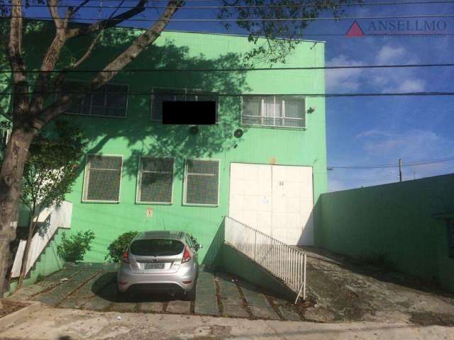 Galpão, 400 m² - venda por R$ 2.200.000,00 ou aluguel por R$ 13.219,13/mês - Jardim do Mar - São Bernardo do Campo/SP