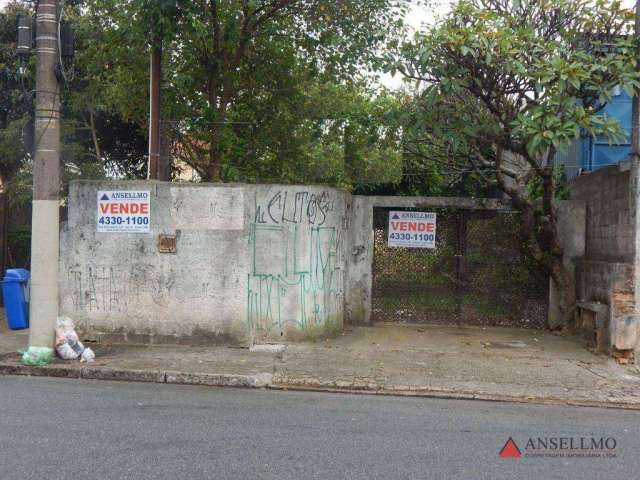 Terreno à venda, 400 m² por R$ 860.000 - Fundação - São Caetano do Sul/SP