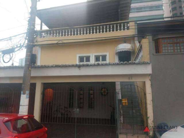 Casa com 3 dormitórios, 240 m² - venda por R$ 1.000.000,00 ou aluguel por R$ 2.500,00/mês - Jardim do Mar - São Bernardo do Campo/SP