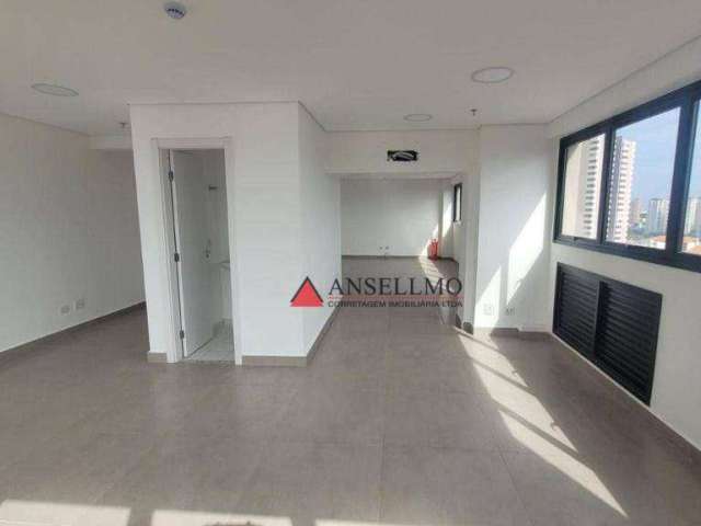 Sala, 38 m² - venda por R$ 320.000,00 ou aluguel por R$ 2.370,00/mês - Vila Assunção - Santo André/SP