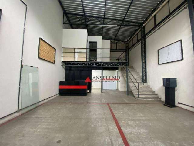 Galpão para alugar, 100 m² por R$ 7.000/mês - Av. Pery Ronchetti - Nova Petrópolis - São Bernardo do Campo/SP