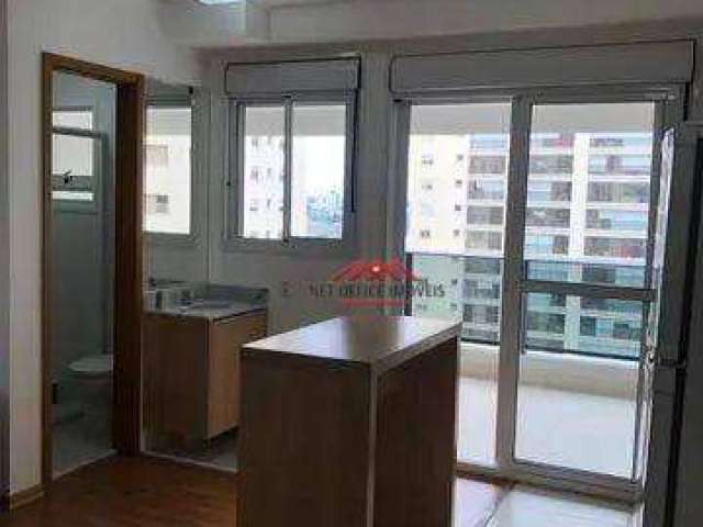 Apartamento com 1 dormitório para alugar, 40 m² por R$ 4.668,00/mês - Jardim Aquarius - São José dos Campos/SP