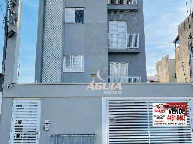 Cobertura com 3 dormitórios à venda, 44 m²+ 44 m²  por R$ 426.000 - Vila Tibiriçá - Santo André/SP