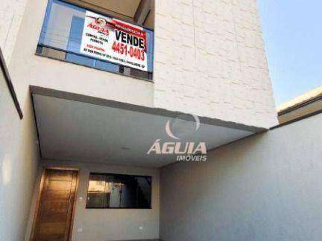 Sobrado com 3 dormitórios à venda, 110 m² por R$ 702.000,00 - Vila Pires - Santo André/SP