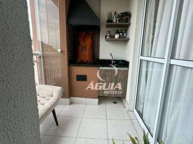 Apartamento com VARANDA gourmet, à venda, 52 m² por R$ 480.000 - Vila Alzira - Santo André/SP