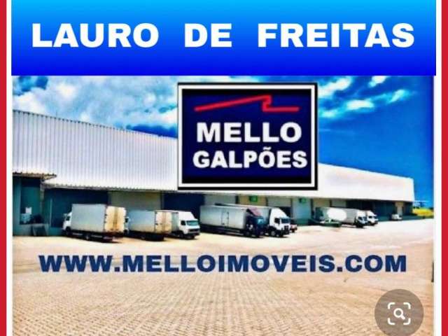 Galpões com 1.300.000 m2 a 20.000 m2, com opção de estacionamento para 1.000 veículos, ou mais, em Lauro de Freitas ou Camaçarí, ou Salvador, excelent