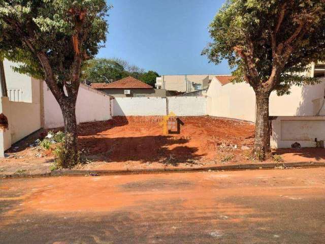 Terreno à venda, 264 m² por R$ 350.000,00 - Vila Santa Cruz - São José do Rio Preto/SP