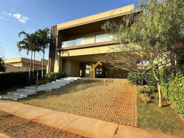 Sobrado com 5 Suítes, fundo para o campo de golfe à venda, 754 m² por R$ 15.000.000 - Quinta do Golfe Jardins - São José do Rio Preto/SP