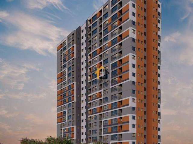 Apartamento com 3 dormitórios à venda, 48 m² por R$ 438.702 - Meet - São José do Rio Preto/SP